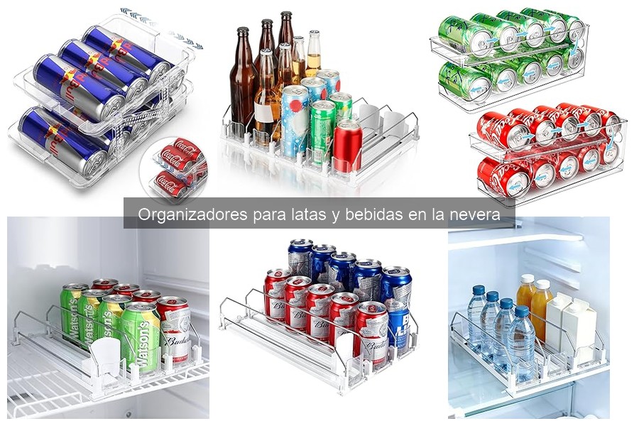 Alternativas económicas a organizadores de latas en la nevera