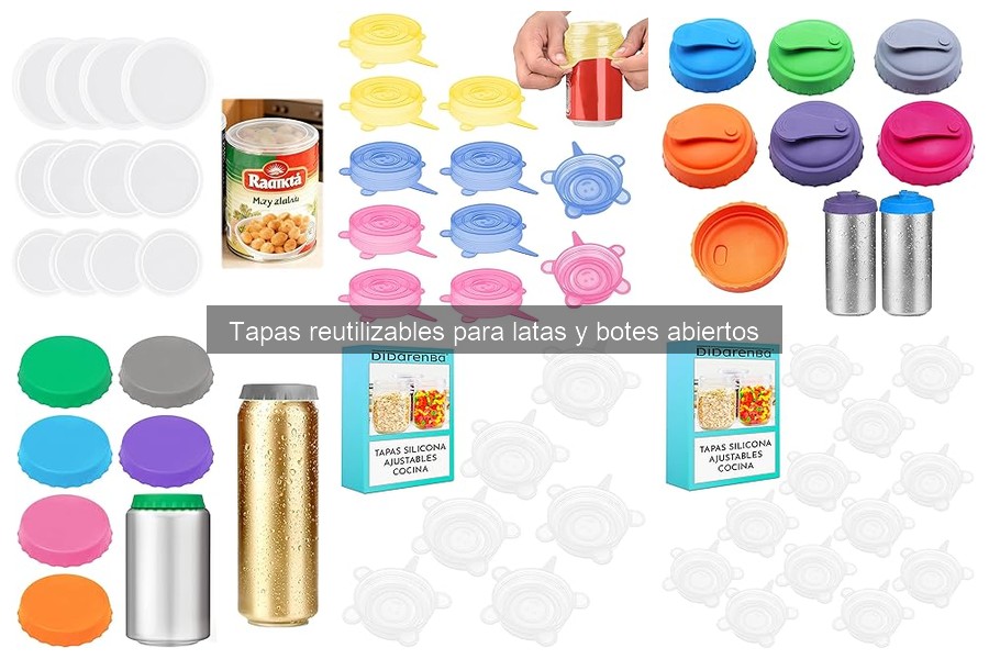 Alternativas Efectivas a Tapas Reutilizables para Latas y Botes