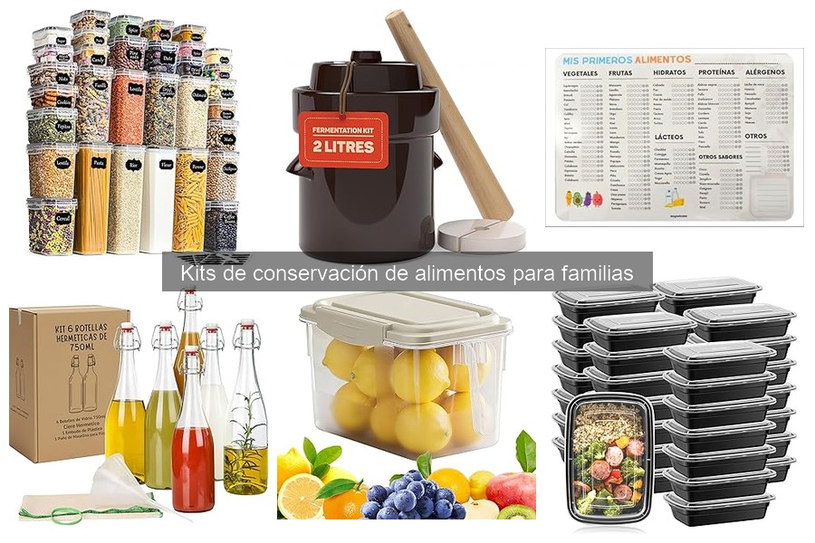 Aprovecha al máximo tus kits de conservación de alimentos