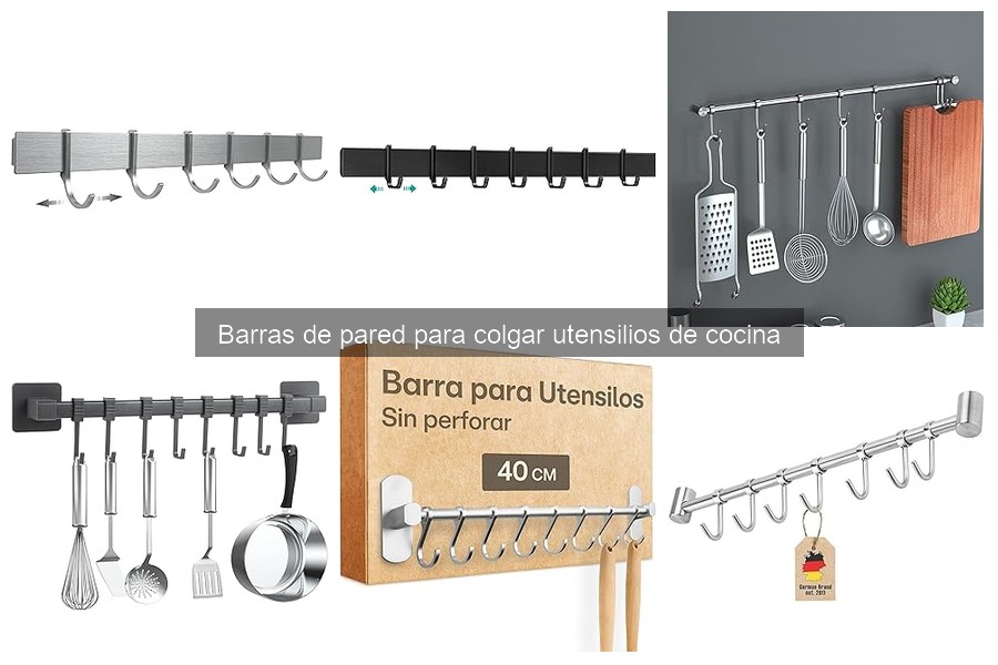 Barra de pared vs. estantes de cocina: ¿cuál elegir?