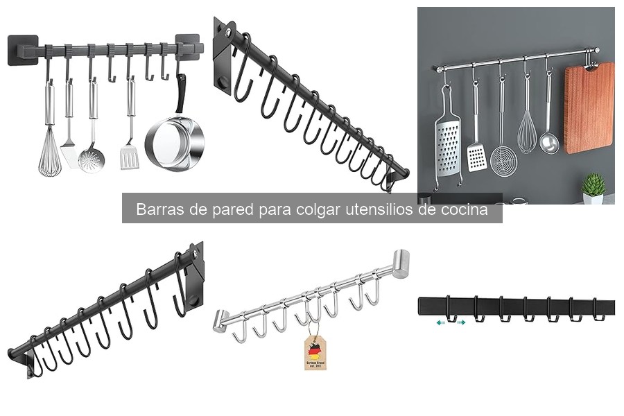 Barras de pared para colgar utensilios de cocina: ¿Qué son?