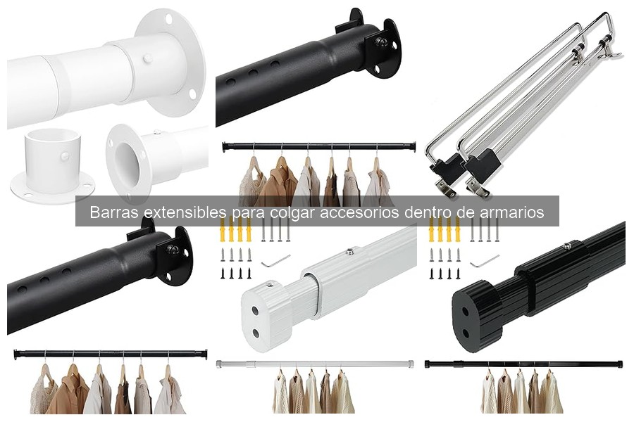 ¿Barras extensibles? Ideales para espacios pequeños