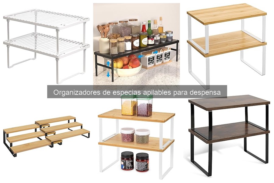 Beneficios de los organizadores de especias apilables