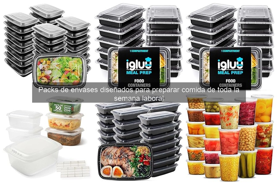 Beneficios de usar envases en la planificación de comidas