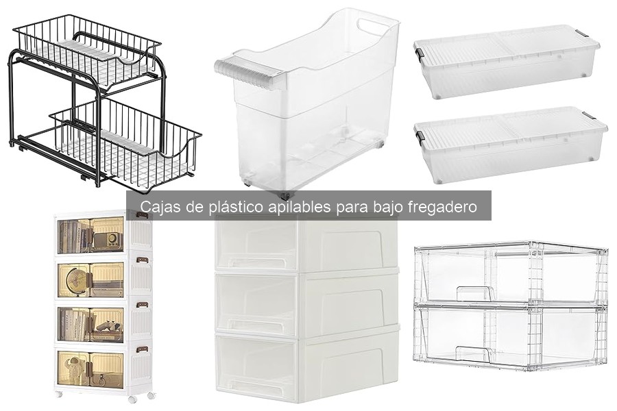 Cajas de plástico apilables para bajo fregadero: ¿Qué son?