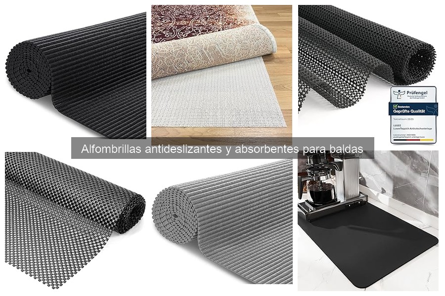 Características clave de alfombrillas absorbentes eficaces