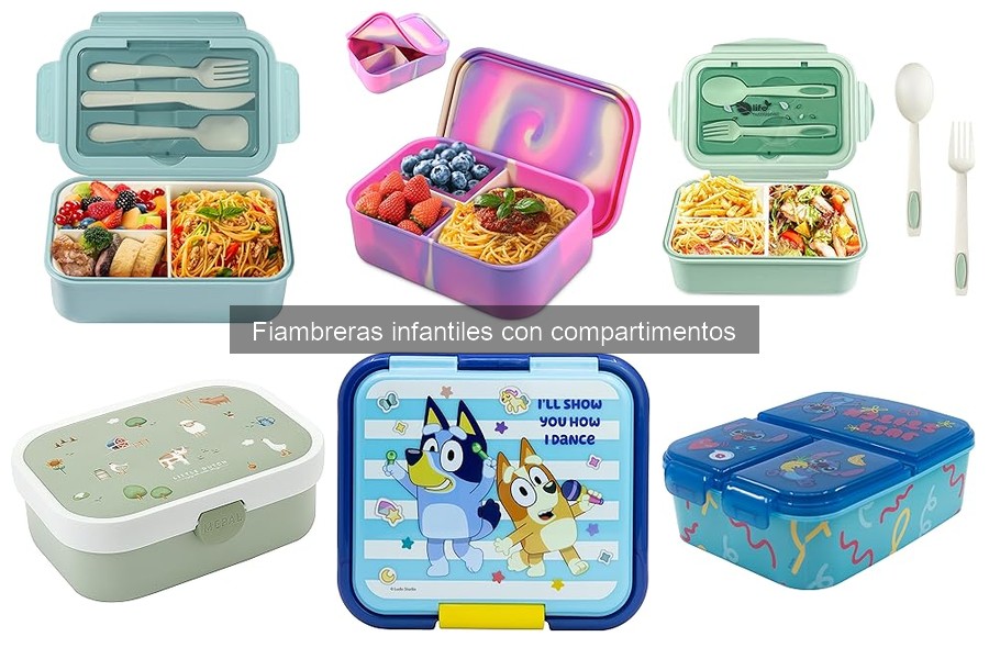Características Clave de Fiambreras Infantiles con Compartimentos