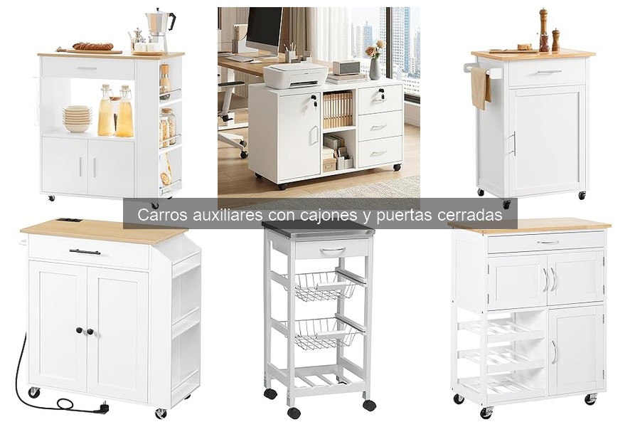 Carros auxiliares con cajones y puertas cerradas: ¿Qué son?