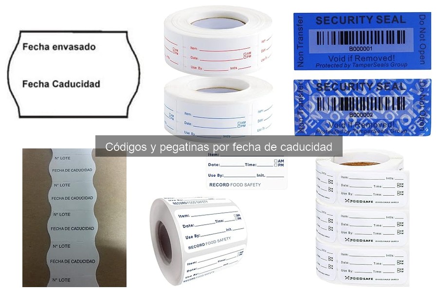 Códigos y pegatinas por fecha de caducidad: ¿Qué son y cómo usarlos?