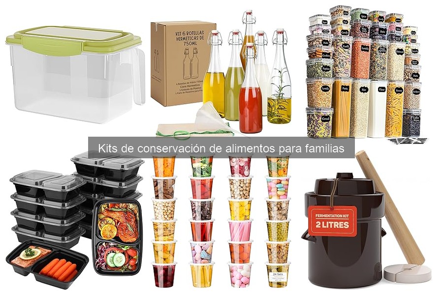 Cómo armar un kit de conservación de alimentos personalizado