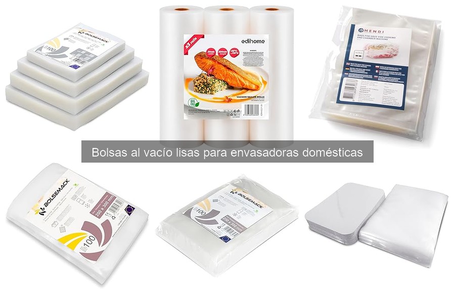Cómo cuidar y mantener bolsas al vacío lisas para envasar