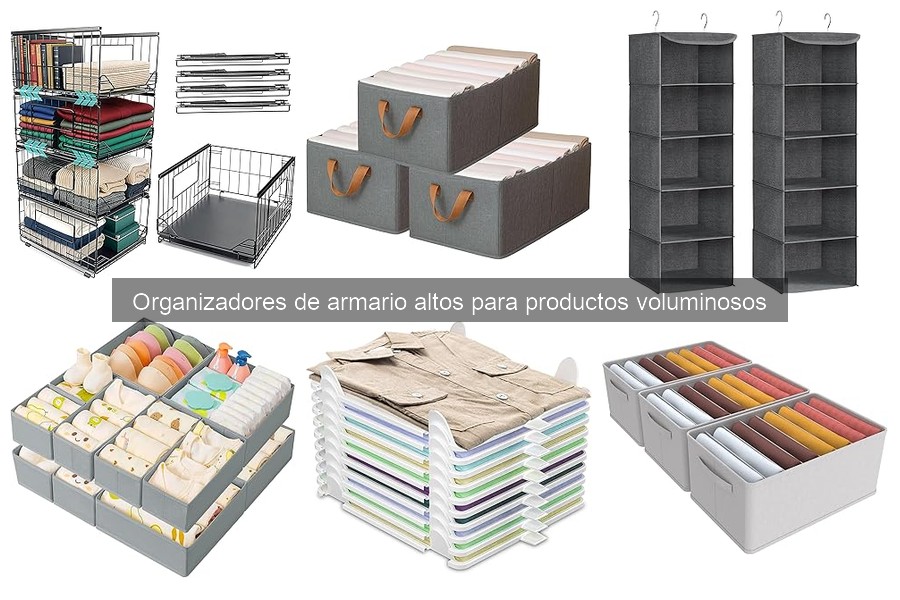 Cómo cuidar y mantener organizadores de armario altos