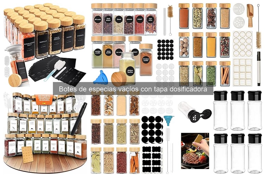 Cómo elegir el mejor bote de especias vacío