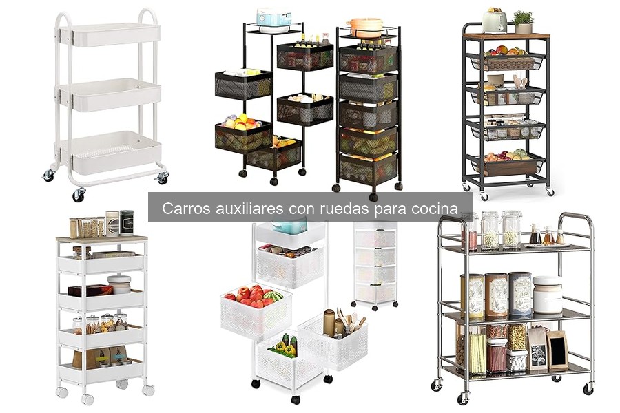 Cómo elegir el mejor carro auxiliar para tu cocina
