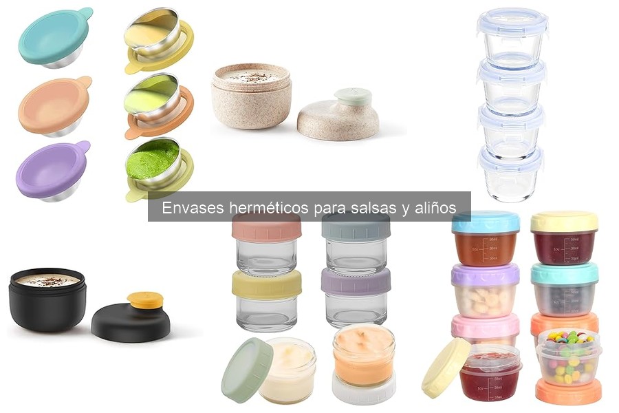 Cómo elegir el mejor envase hermético para salsas