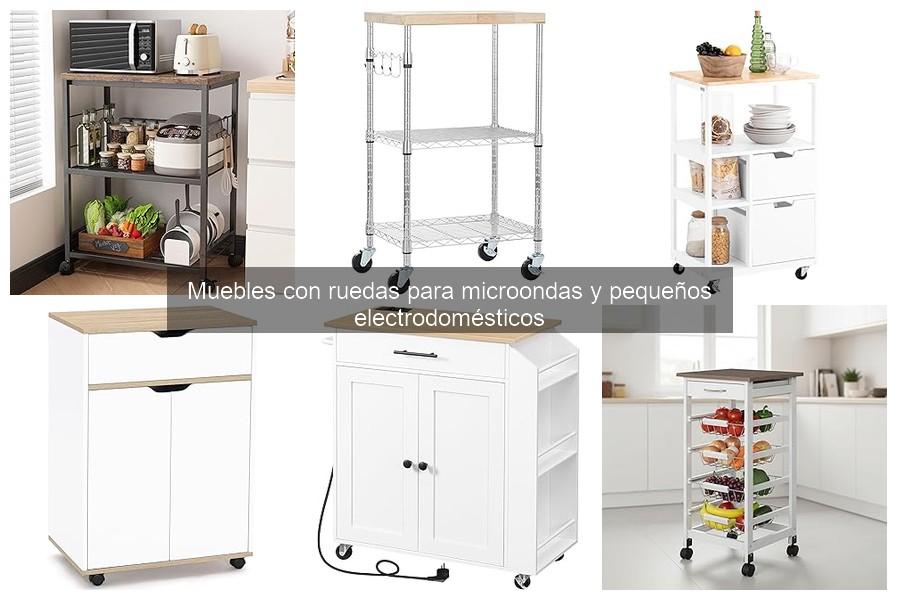 Cómo elegir el mejor mueble con ruedas para microondas