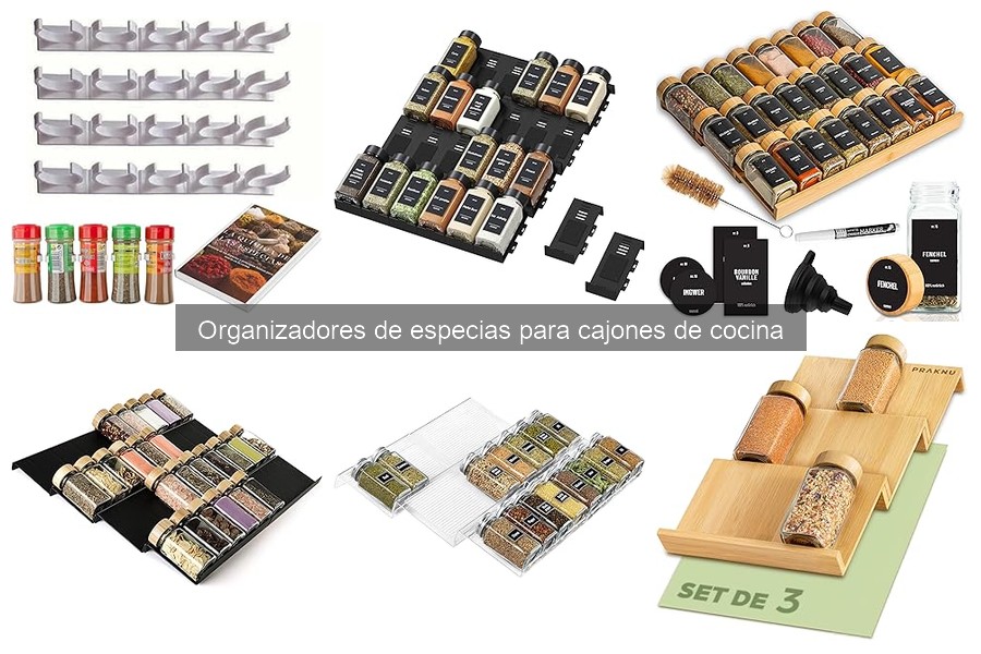 Cómo elegir el mejor organizador de especias para cajones