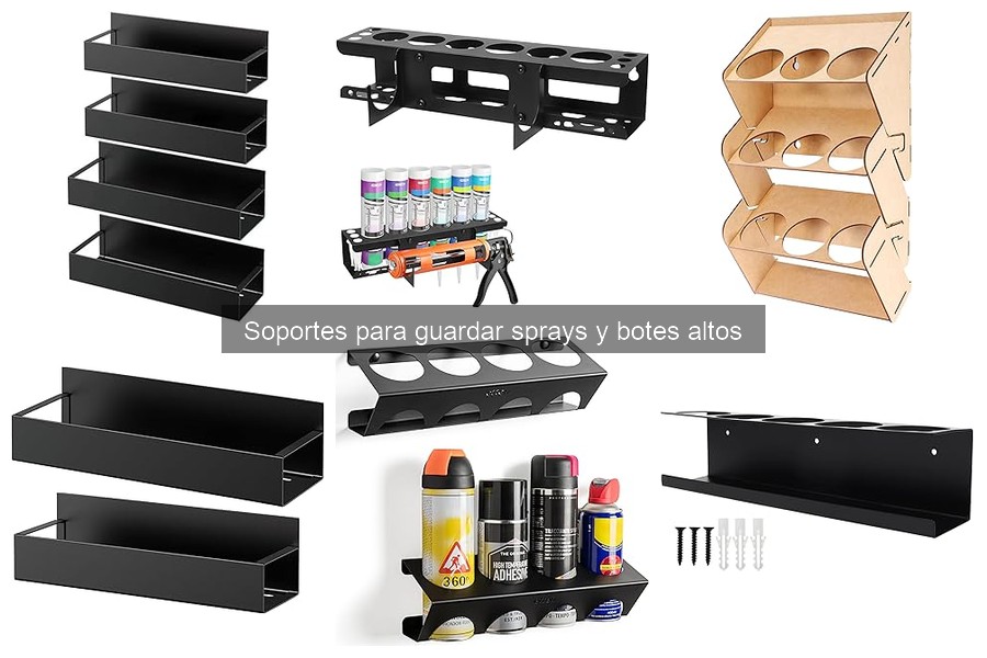 Cómo elegir el mejor soporte para sprays y botes altos