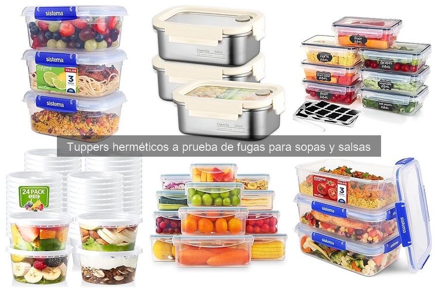 Cómo elegir el mejor tupper hermético para sopas y salsas