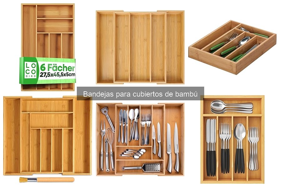¿Cómo elegir el tamaño de bandeja para cubiertos de bambú?