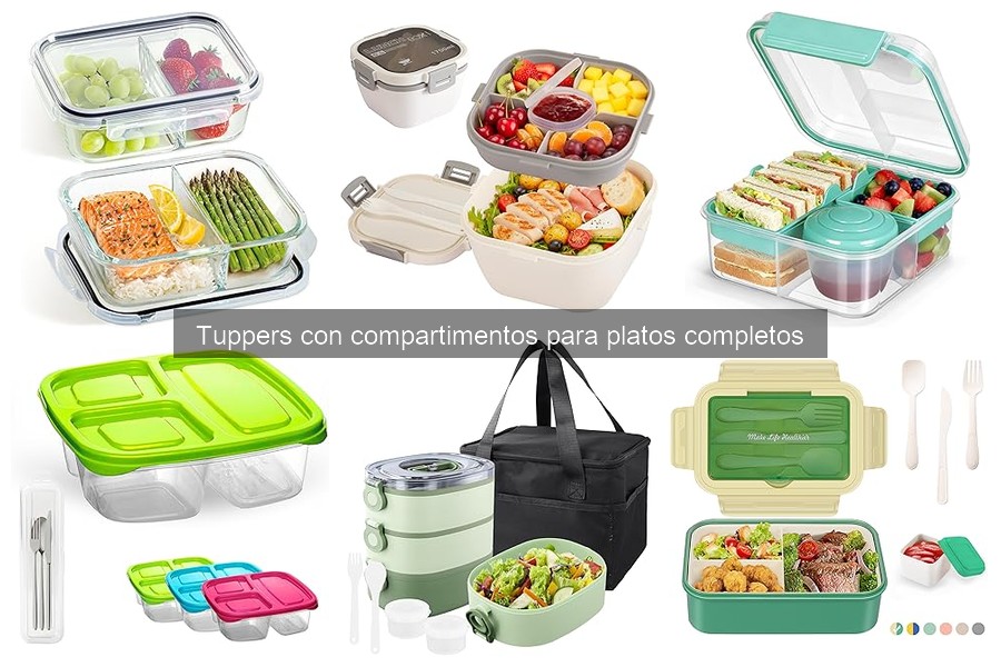 Cómo elegir el tupper con compartimentos ideal