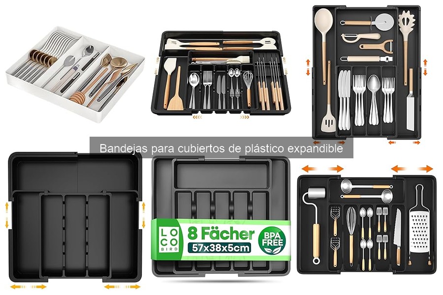 Cómo elegir la bandeja para cubiertos expandible ideal