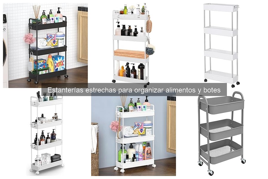 Cómo Elegir la Mejor Estantería Estrecha para Alimentos