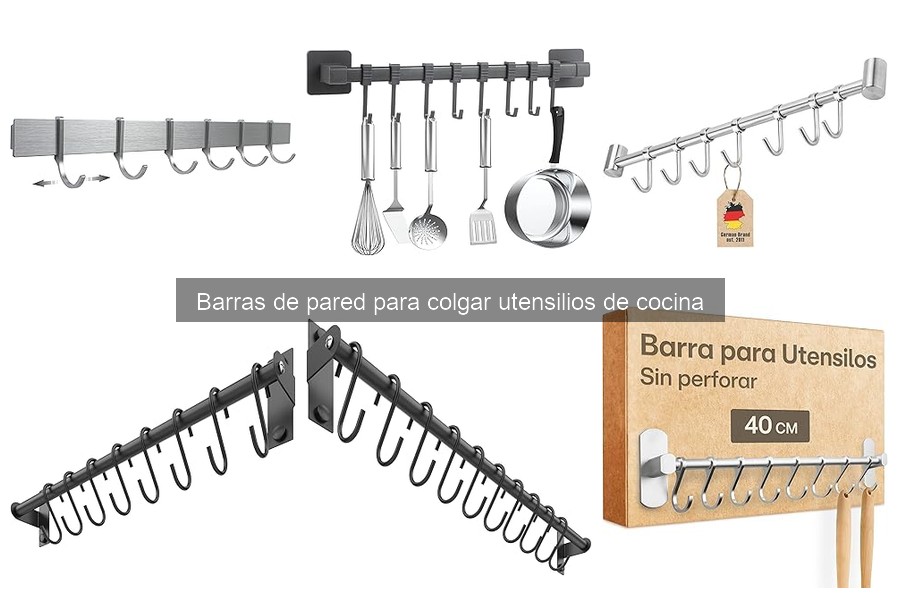 Cómo elegir las mejores barras de pared para utensilios de cocina