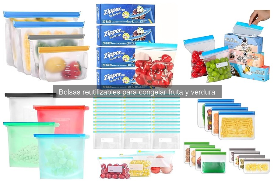 Cómo elegir las mejores bolsas reutilizables para congelar
