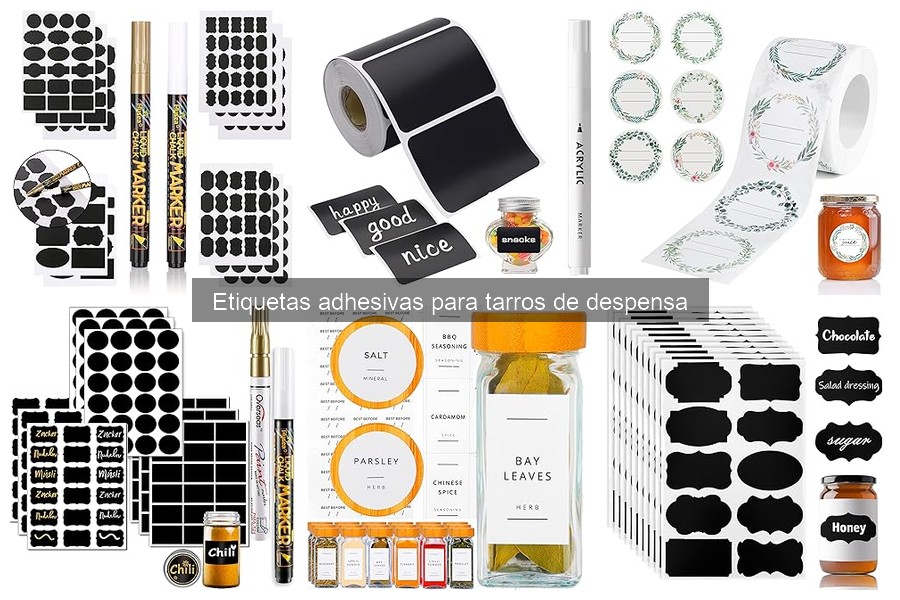 Cómo elegir las mejores etiquetas adhesivas para despensa