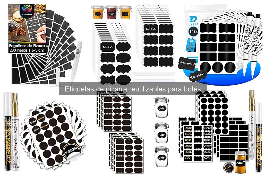 Cómo elegir las mejores etiquetas de pizarra reutilizables