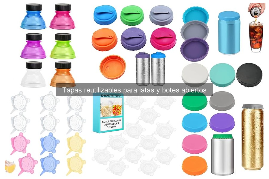 Cómo elegir las mejores tapas reutilizables para latas y botes