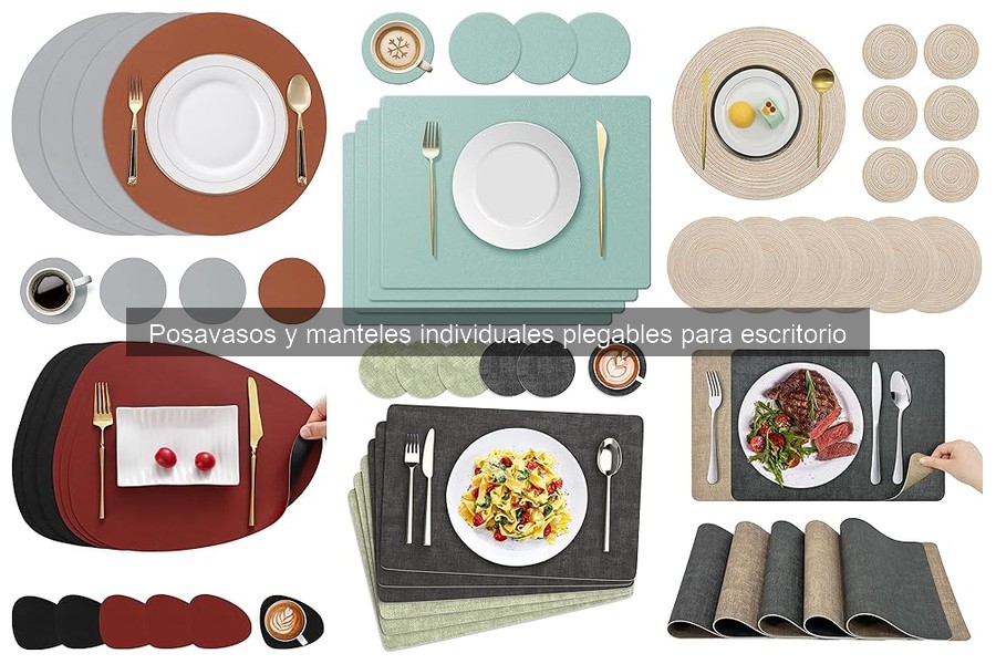 Cómo elegir los mejores posavasos y manteles para escritorio