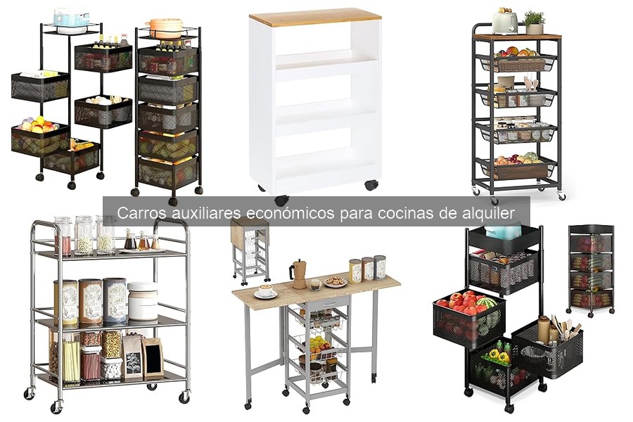 Cómo elegir un carro auxiliar económico para cocina de alquiler