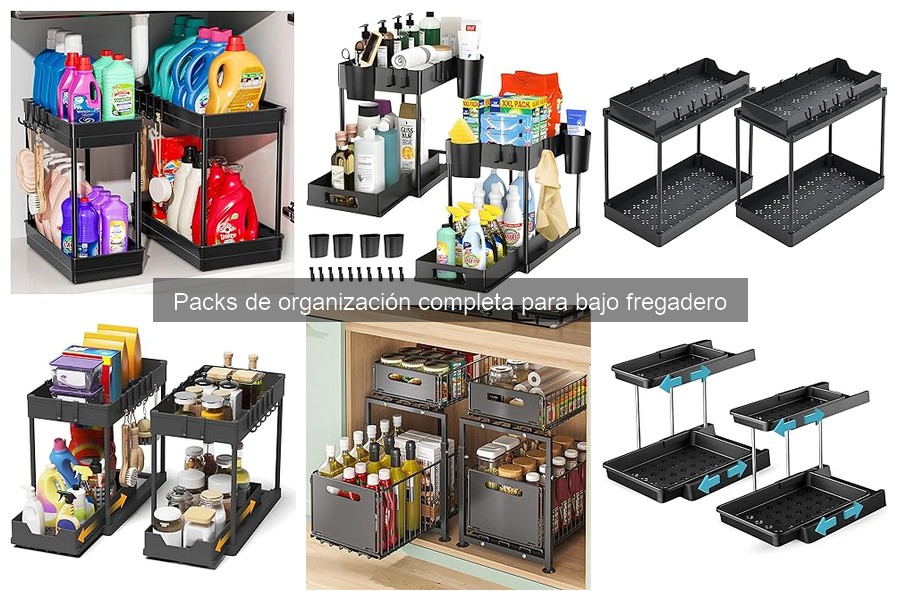 Cómo elegir un pack de organización para bajo fregadero