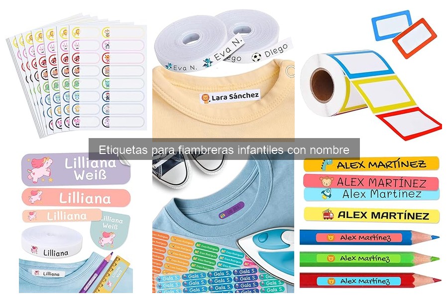 Cómo enseñar a los niños a usar etiquetas en fiambreras