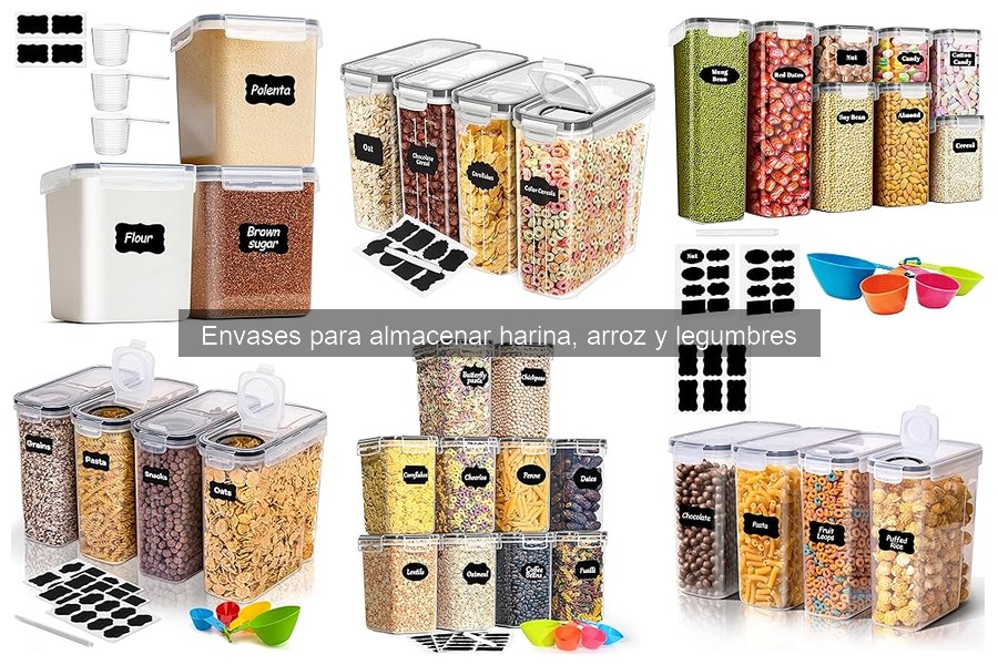 Cómo evitar olores en envases de harina y alimentos