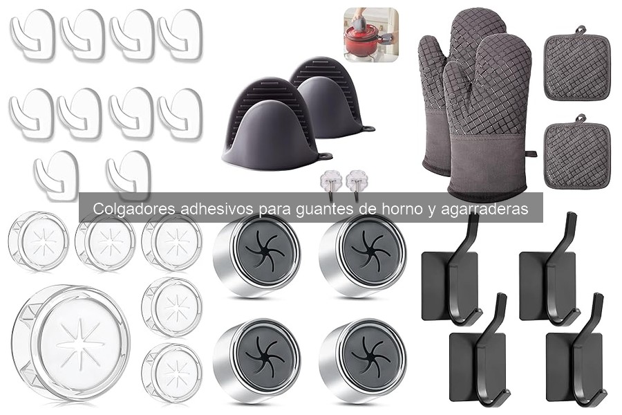 Cómo Instalar Colgadores Adhesivos para Guantes de Horno