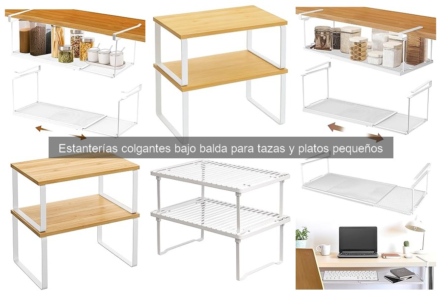 Cómo instalar estanterías colgantes bajo balda fácilmente