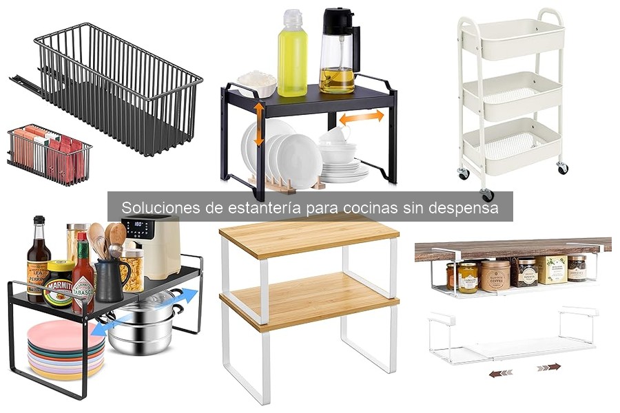 Cómo Instalar Estanterías en Cocinas sin Despensa