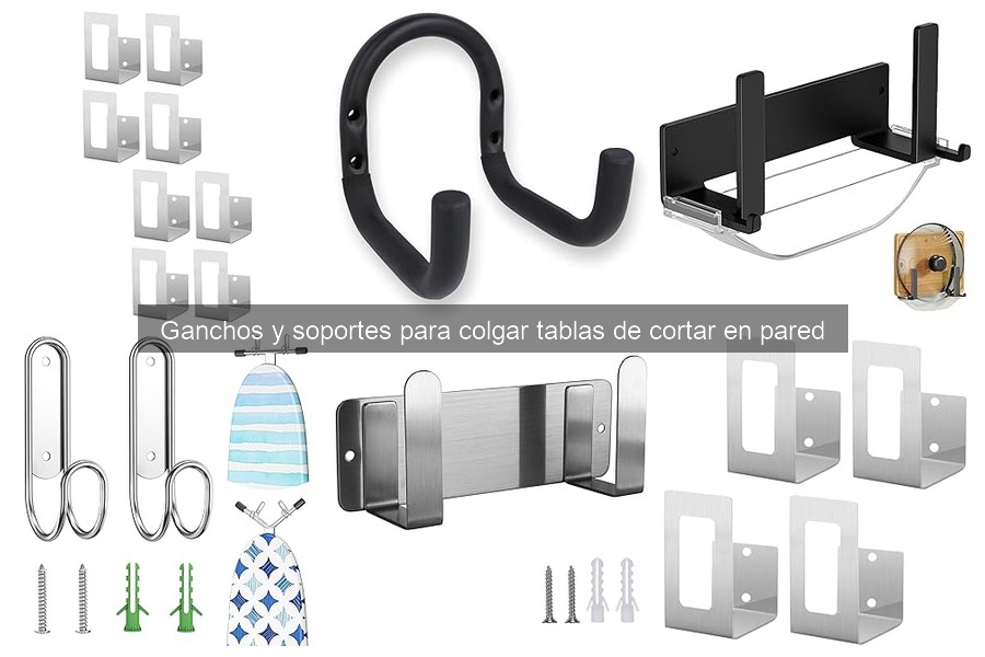 Cómo Instalar Ganchos para Colgar Tablas de Cortar en Pared