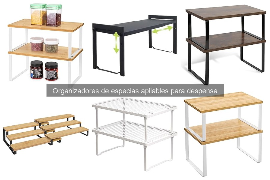 Cómo Instalar Organizadores de Especias Apilables en tu Cocina