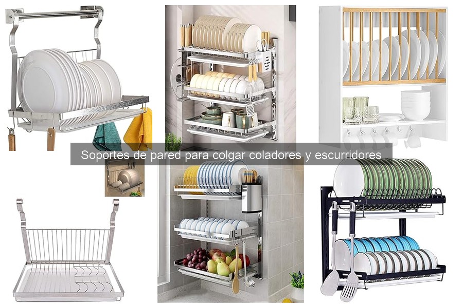 Cómo instalar soportes de pared para coladores y escurridores