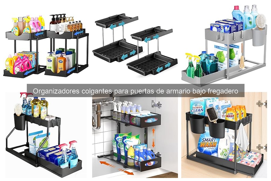 Cómo instalar un organizador colgante bajo el fregadero