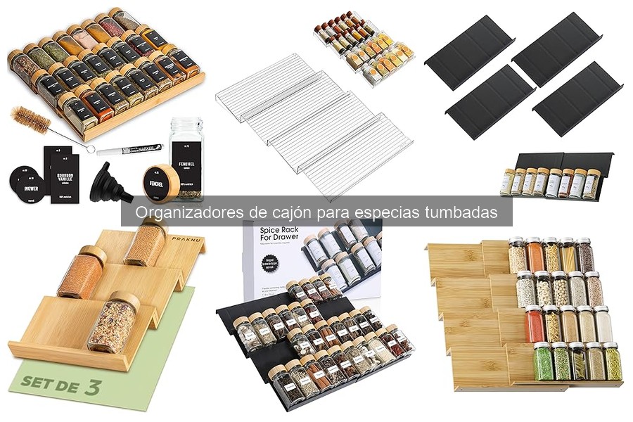 Cómo instalar un organizador de cajón para especias tumbadas