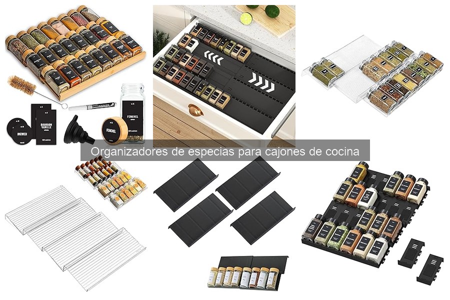 Cómo instalar un organizador de especias en el cajón