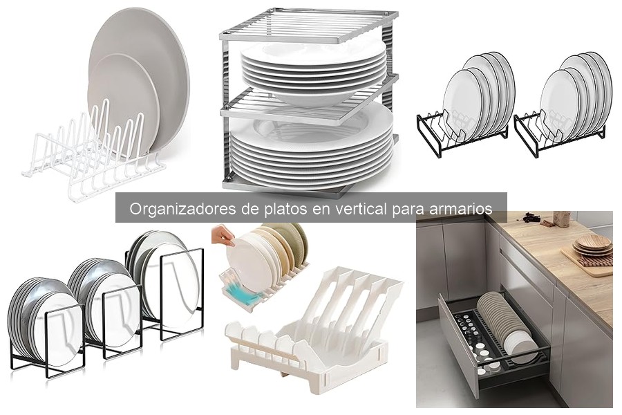 Cómo instalar un organizador de platos en vertical
