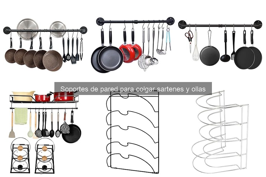 Cómo instalar un soporte de pared para sartenes y ollas