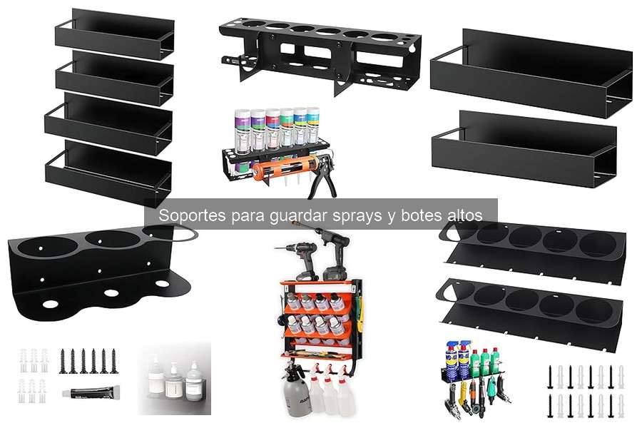 Cómo instalar un soporte para sprays y botes altos