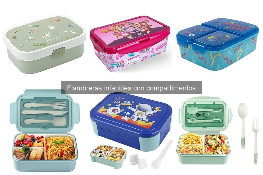 Cómo limpiar fiambreras infantiles con compartimentos